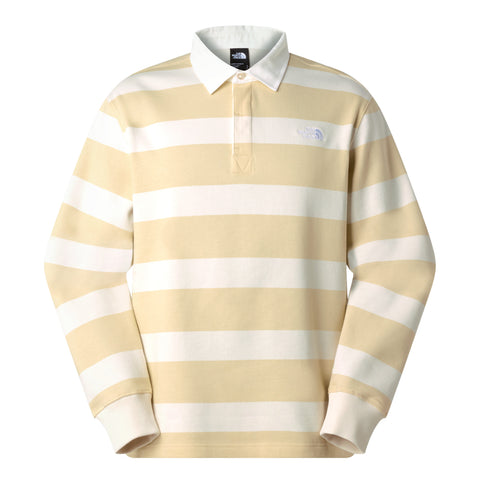 The North Face Men's Long Sleeve Striped Rugby Polo