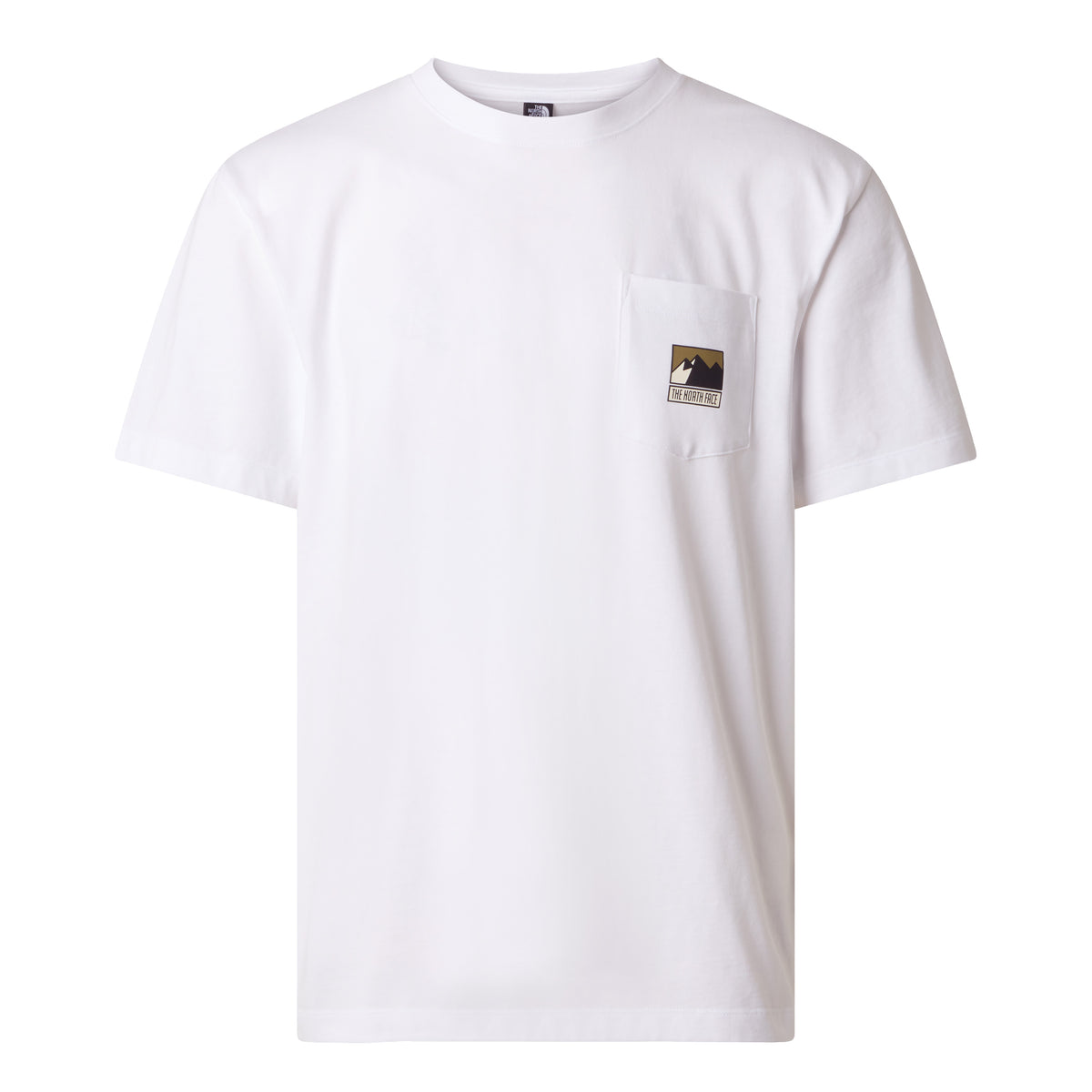 The North Face T-Shirt da uom manica corta Mountain Logo bianca