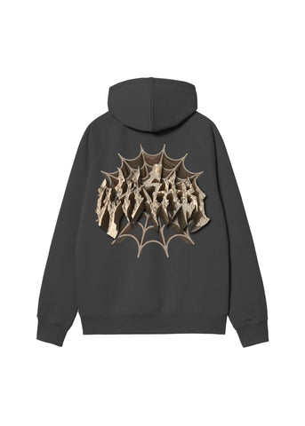 Wasabi Felpa con cappuccio 3D Grigia