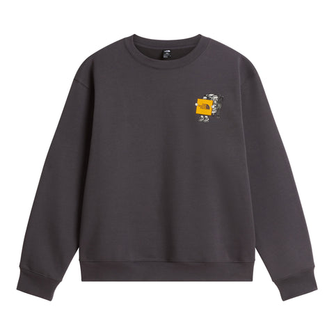 The North Face Felpa girocollo da uomo Gear Up grigia