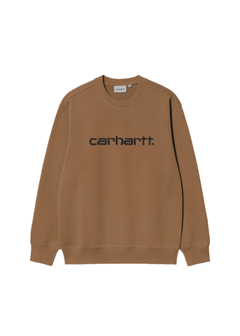 Carhartt Wip Felpa girocollo da uomo Carhartt marroncino