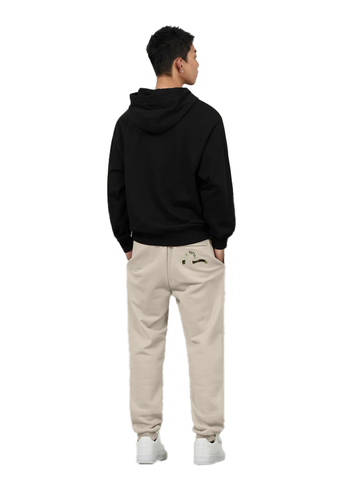 Evisu Felpa da uomo con cappuccio Seaguall Printed nera