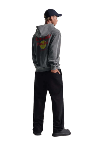 Evisu Felpa da uomo con cappuccio Polar Rock Afterhood grigia