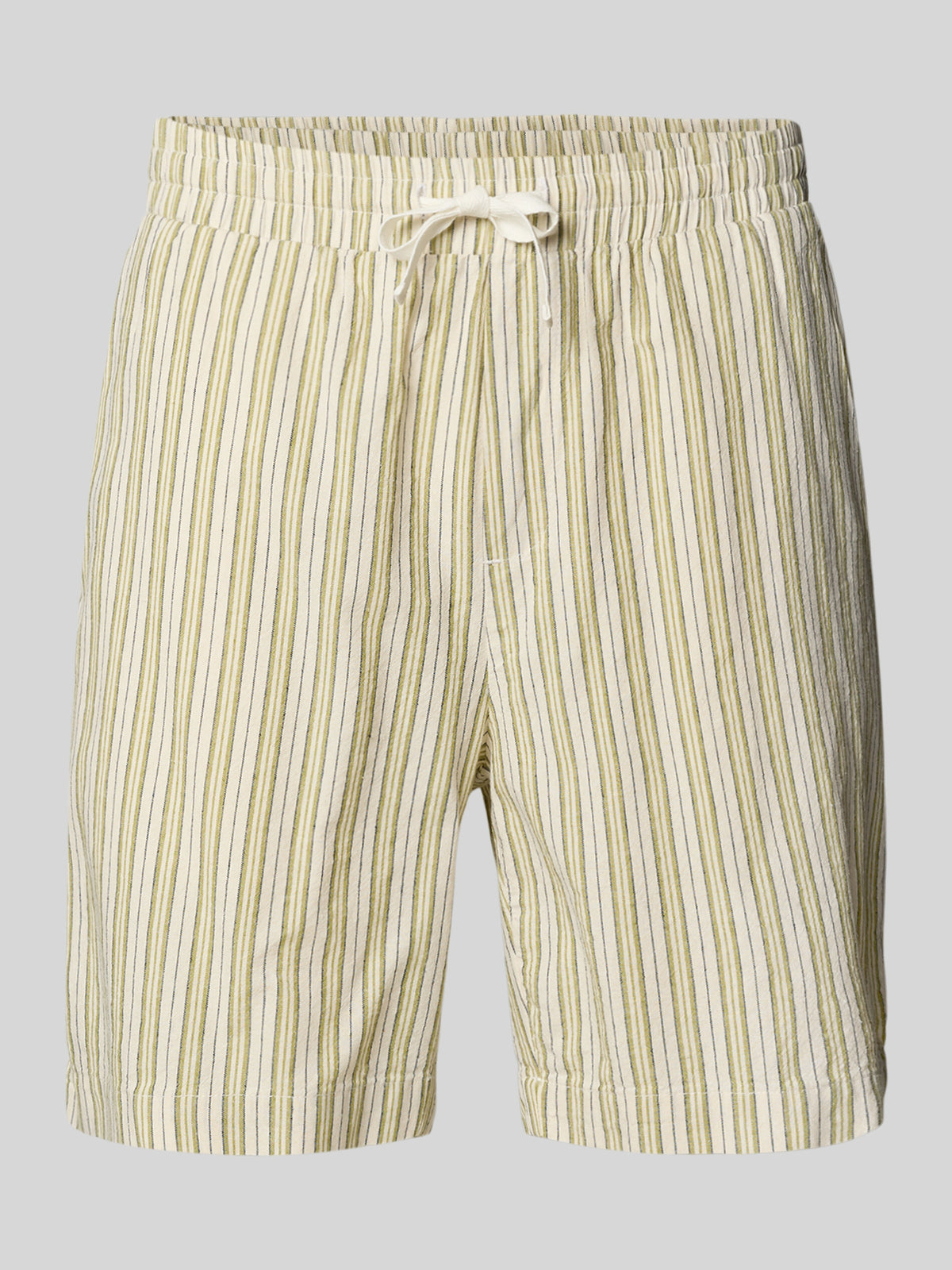 Woodbird Men's Bommy Stripe Linen Shorts