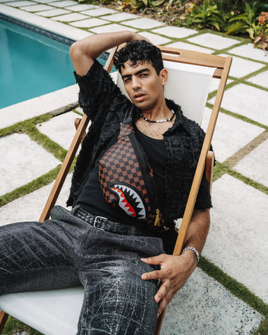 Sprayground Marsupio Sawtooth Sharks In Paris marrone