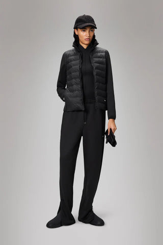 Rains Giacca da donna Safi Fleece Hybrid nera