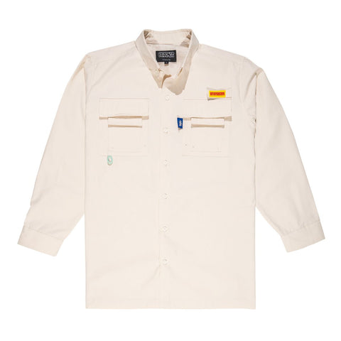 Pas De Mer Camicia da uomo Goods News panna