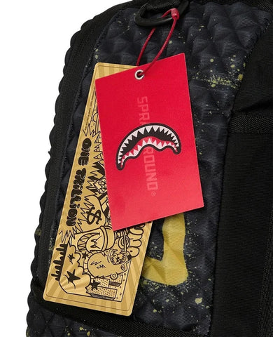 Sprayground Zaino Unisex Pyramid Stencil Sharks nero