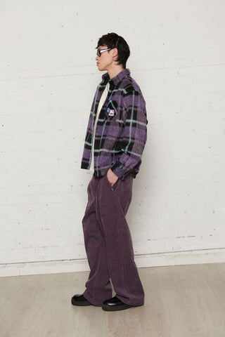 Pas De Mer Pantalone in velluto da uomo Goods New viola