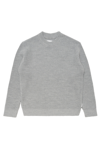 Edwin Maglione da uomo in misto lana Nix grigio