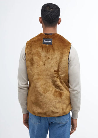 Barbour Unisex – Braune Fleeceweste/-fütterung