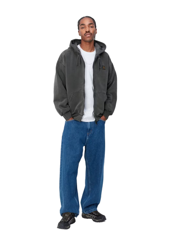 Carhartt Wip Felpa da uomo con zip e cappuccio Vista