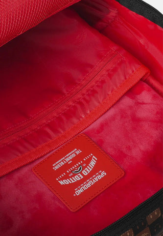 Sprayground Zaino Unisex Sharks In Paris Wtf Bubble marrone
