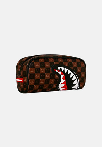 Sprayground Astuccio unisex Sharks In Paris Bubble marrone