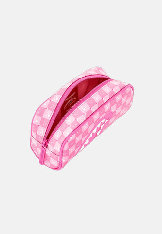 Sprayground Astuccio unisex Pink New Check Faces rosa