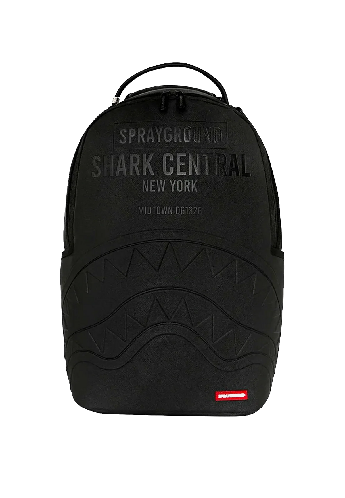 Sprayground Zaino Unisex Shark Central Embossed nero