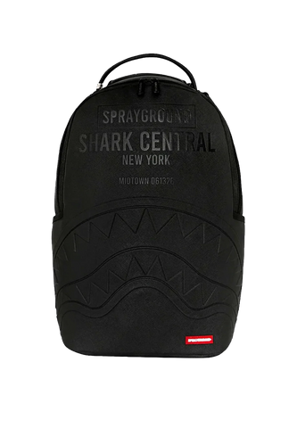 Sprayground Zaino Unisex Shark Central Embossed nero