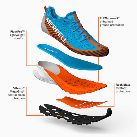 Merrell Scarpe Trail Running da donna Agility Peak 5 Nera/multi