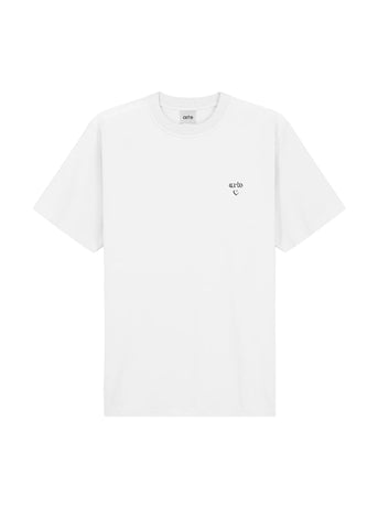 Arte T-Shirt da uomo manica corta Heart bianca