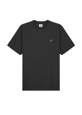 Arte T-Shirt da uomo manica corta Heart nera