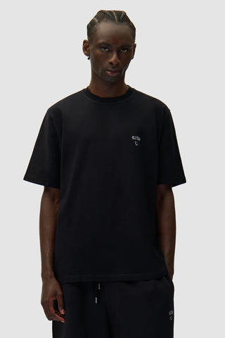 Arte T-Shirt da uomo manica corta Heart nera