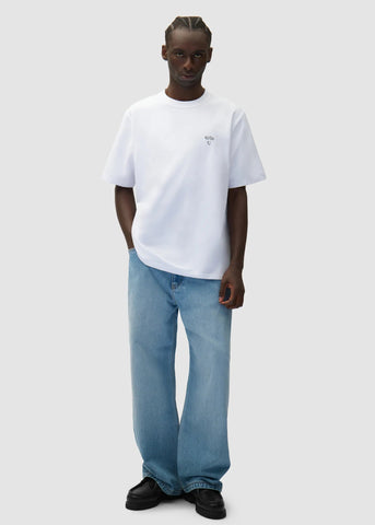 Arte T-Shirt da uomo manica corta Heart bianca