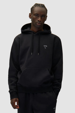 Arte Antwerp Felpa da uomo con cappuccio Heart nera