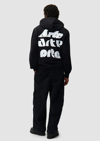 Arte Felpa da uomo con cappuccio Multi Arte nera