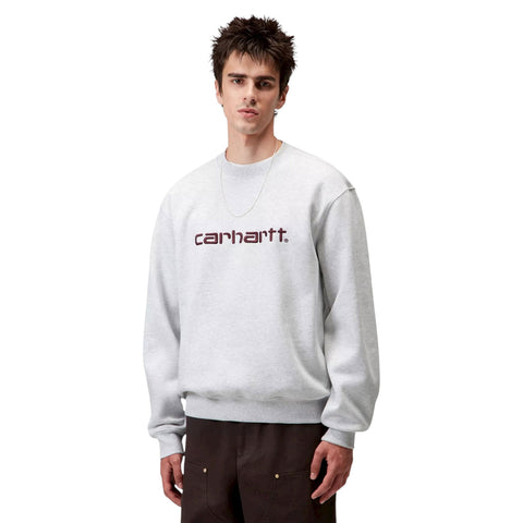 Carhartt Wip Felpa girocollo da uomo Carhartt grigio