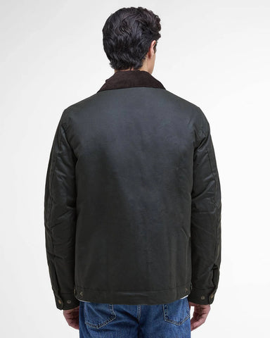 Barbour International Giacca cerata da uomo Steve McQueen sage