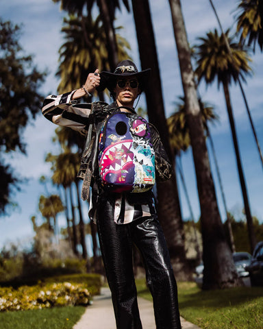 Sprayground Unisex Backpack Money Boys Split Crazy Eyes