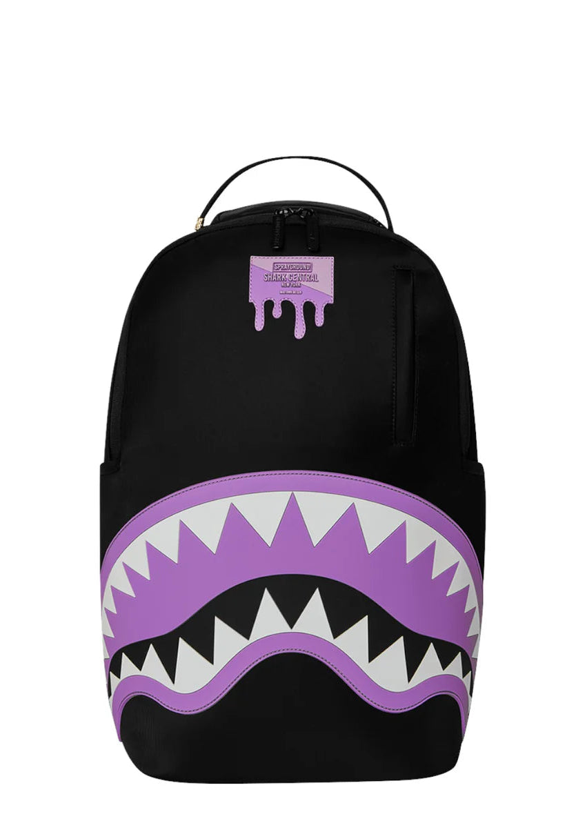 Sprayground Zaino Unisex Shark Central  nero/viola