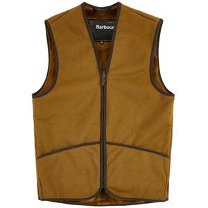 Barbour Gilet/fodera in pile unisex marrone