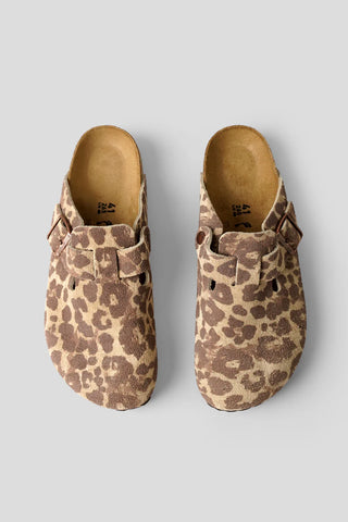 Birkenstock Sandalo da donna in pelle scamosciata Boston