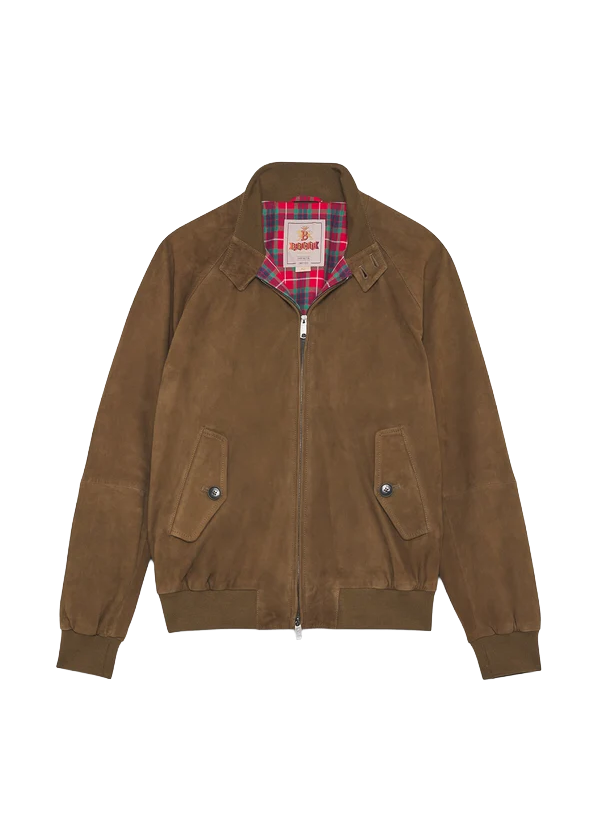 Baracuta Giacca da uomo in pelle scamosciata G9
