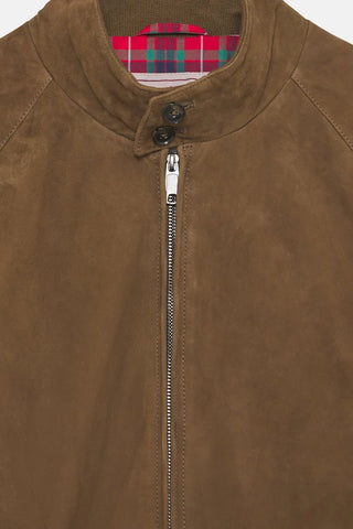 Baracuta Giacca da uomo in pelle scamosciata G9