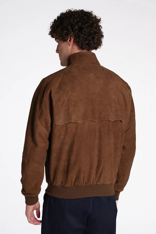 Baracuta Giacca da uomo in pelle scamosciata G9