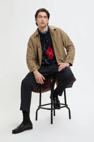 Baracuta Giacca trench da uomo con patta antivento G10 Detachable