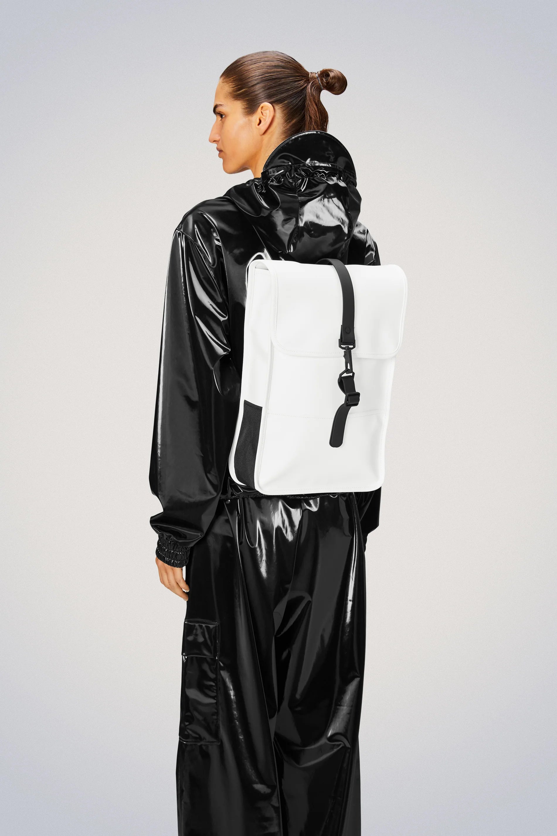 Rains Unisex Backpack W3 White Philosophy Outfitters