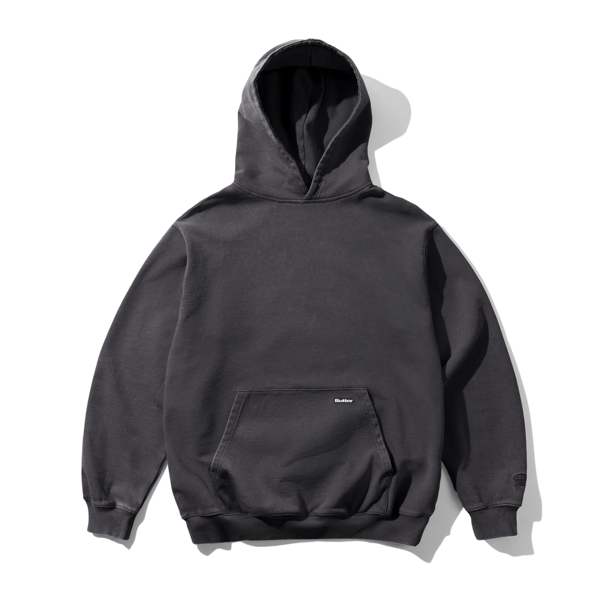 Buttergoods Felpa unisex con cappuccio Basic Pullover nera