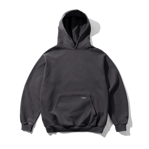 Buttergoods Felpa unisex con cappuccio Basic Pullover nera