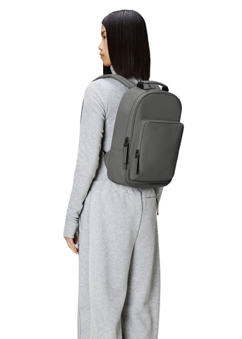 Rains Unisex Backpack Book W3 Grey 13260-GRY