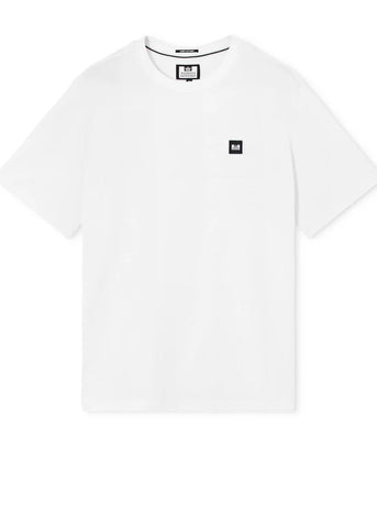 Weekend Offender T-Shirt da uomo manica corta Brooklands bianca