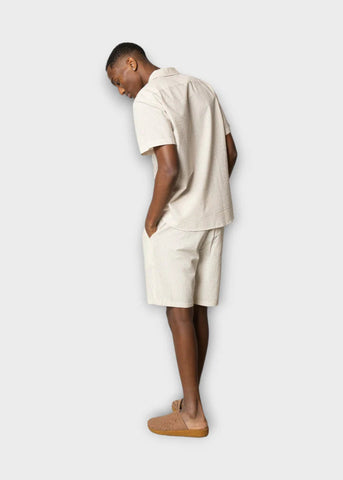 Clean Cut Herren Shorts mit Streifen Barcelona Matti Beige