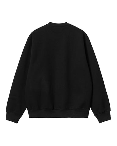 Carhartt Wip Felpa girocollo da uomo Carhartt nera