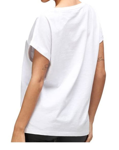 Recovered Damen T-Shirt Kurzarm Charakter Weiß