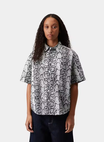 Carhartt Wip Camicia da donna manica corta Snake Camo