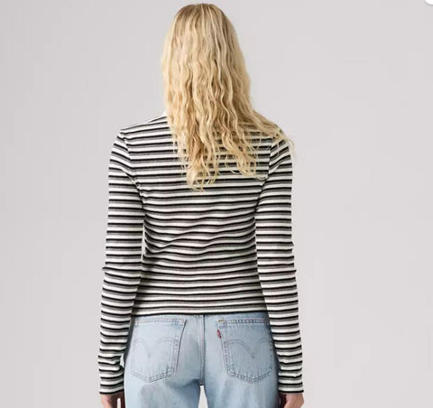 Levi's Polo rigata da donna manica lunga Rory