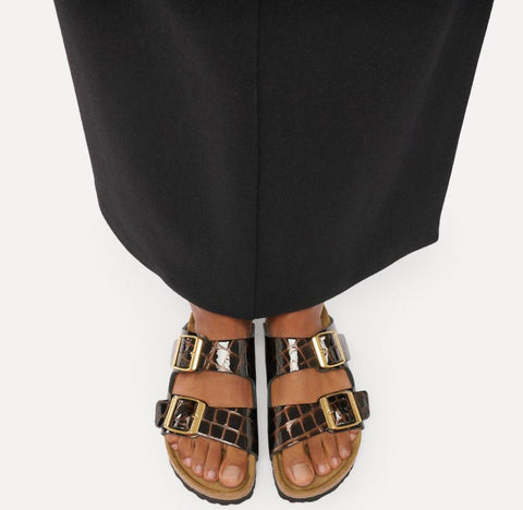 Birkenstock Sandalo in pelle da donna Arizona (Calzata Stretta)