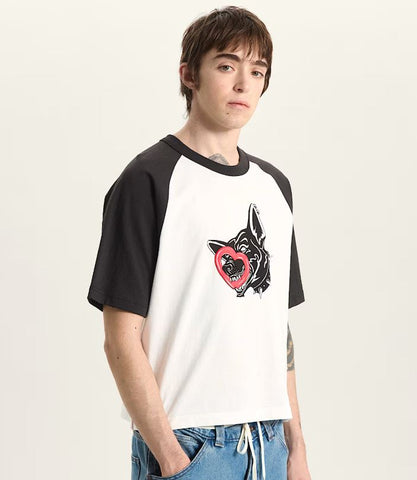 Vans Men's Short Sleeve T-Shirt Dayana Dog White